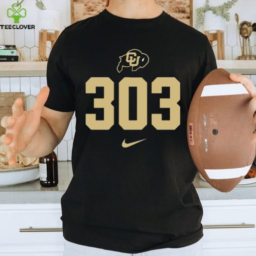 Nike Men’s Colorado Buffaloes Black 303 Area Code Shirt