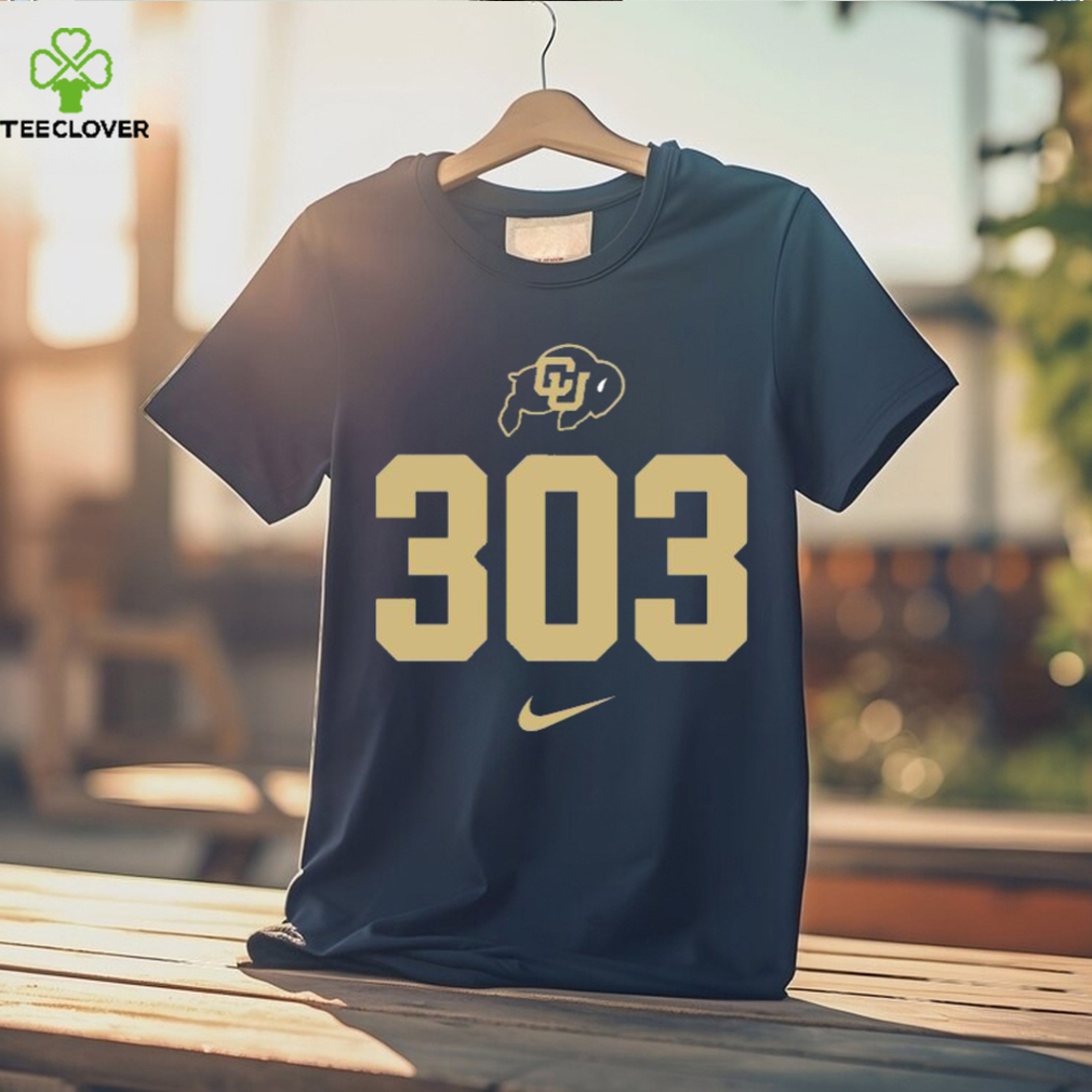 Nike Men's Colorado Buffaloes Black 303 Area Code Shirt by