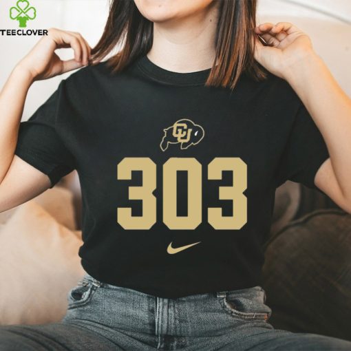 Nike Men’s Colorado Buffaloes Black 303 Area Code Shirt