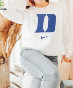 Nike Men's Duke Blue Devils White Logo T Shirt