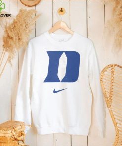 Nike Men's Duke Blue Devils White Logo T Shirt