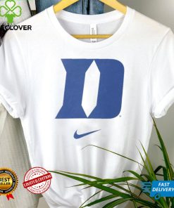 Nike Men's Duke Blue Devils White Logo T Shirt