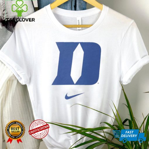 Nike Men’s Duke Blue Devils White Logo T Shirt