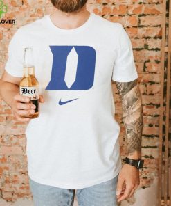 Nike Men's Duke Blue Devils White Logo T Shirt