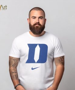 Nike Men's Duke Blue Devils White Logo T Shirt