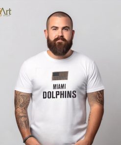 Nike Miami Dolphins 2023 Salute to Service Brown T Shirt