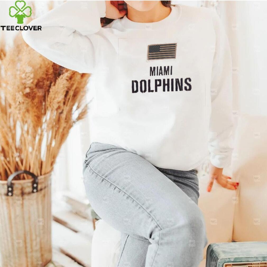 Nike Miami Dolphins 2023 Salute to Service Brown T Shirt Nike Miami Dolphins 2023 Salute to Service Brown T Shirt