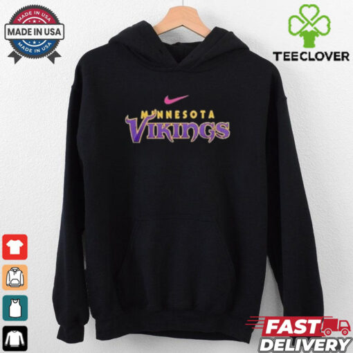 Nike Minnesota Vikings Beat Breast Cancer 2024 T Shirt