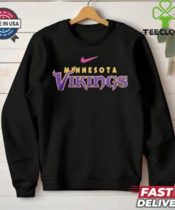 Nike Minnesota Vikings Beat Breast Cancer 2024 T Shirt
