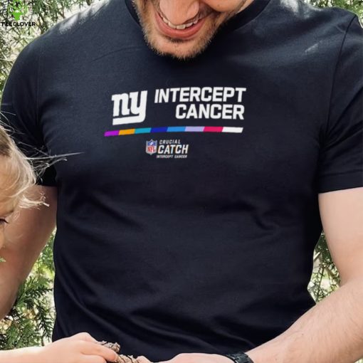 Nike New York Giants NFL Crucial Catch Intercept Cancer Performance 2022 hoodie, sweater, longsleeve, shirt v-neck, t-shirt