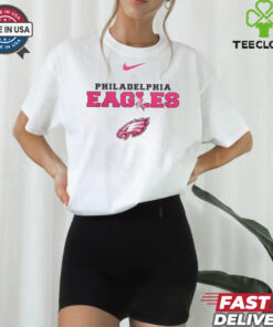 Nike Philadelphia Eagles Football Pink Out Tackle Breast Cancer Shirt