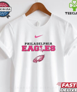 Nike Philadelphia Eagles Football Pink Out Tackle Breast Cancer Shirt