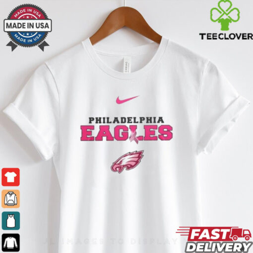 Nike Philadelphia Eagles Football Pink Out Tackle Breast Cancer Shirt