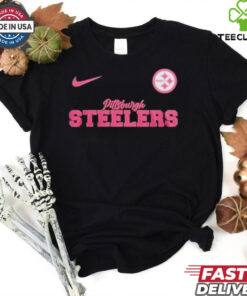 Nike Pittsburgh Steelers Football Pink Out Tackle Breast Cancer Shirt