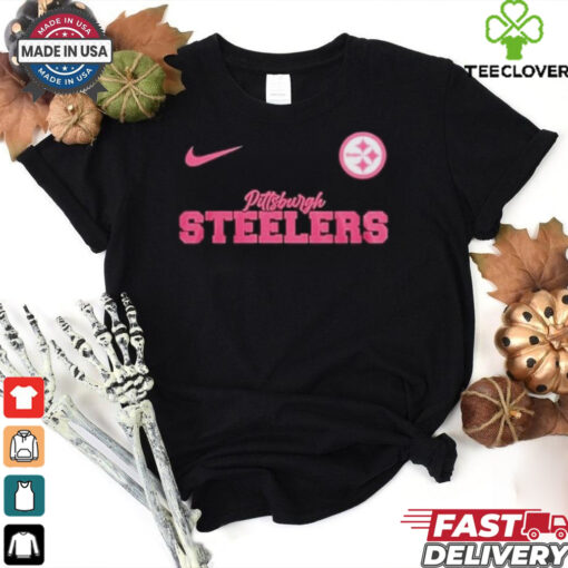 Nike Pittsburgh Steelers Football Pink Out Tackle Breast Cancer Shirt