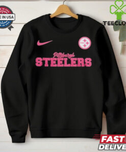 Nike Pittsburgh Steelers Football Pink Out Tackle Breast Cancer Shirt