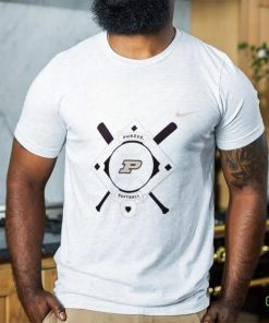 Nike Purdue Boilermakers Softball Dri Fit T Shirt