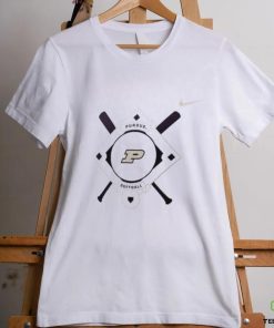 Nike Purdue Boilermakers Softball Dri Fit T Shirt