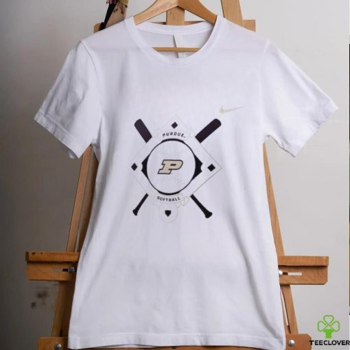 Nike Purdue Boilermakers Softball Dri Fit T Shirt