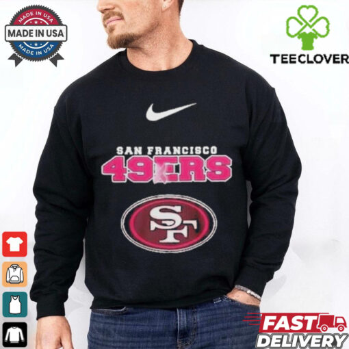 Nike San Francisco 49ers Football Pink Out Tackle Breast Cancer Shirt