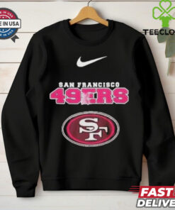 Nike San Francisco 49ers Football Pink Out Tackle Breast Cancer Shirt