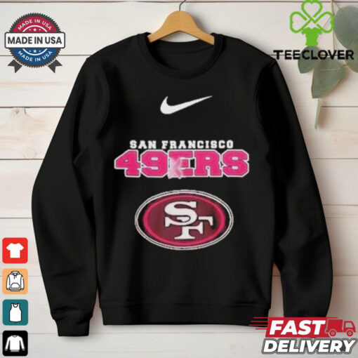 Nike San Francisco 49ers Football Pink Out Tackle Breast Cancer Shirt