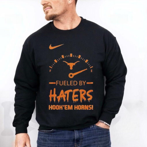 Nike Texas Longhorns Fueled By Haters Hook’em Horns Shirt