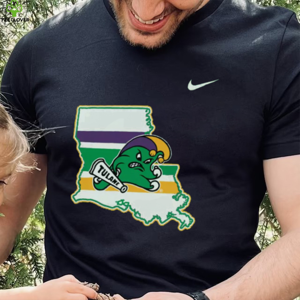 Nike Tulane Green Wave Green Mardi Gras T Shirt Nike Tulane Green Wave Green Mardi Gras T Shirt