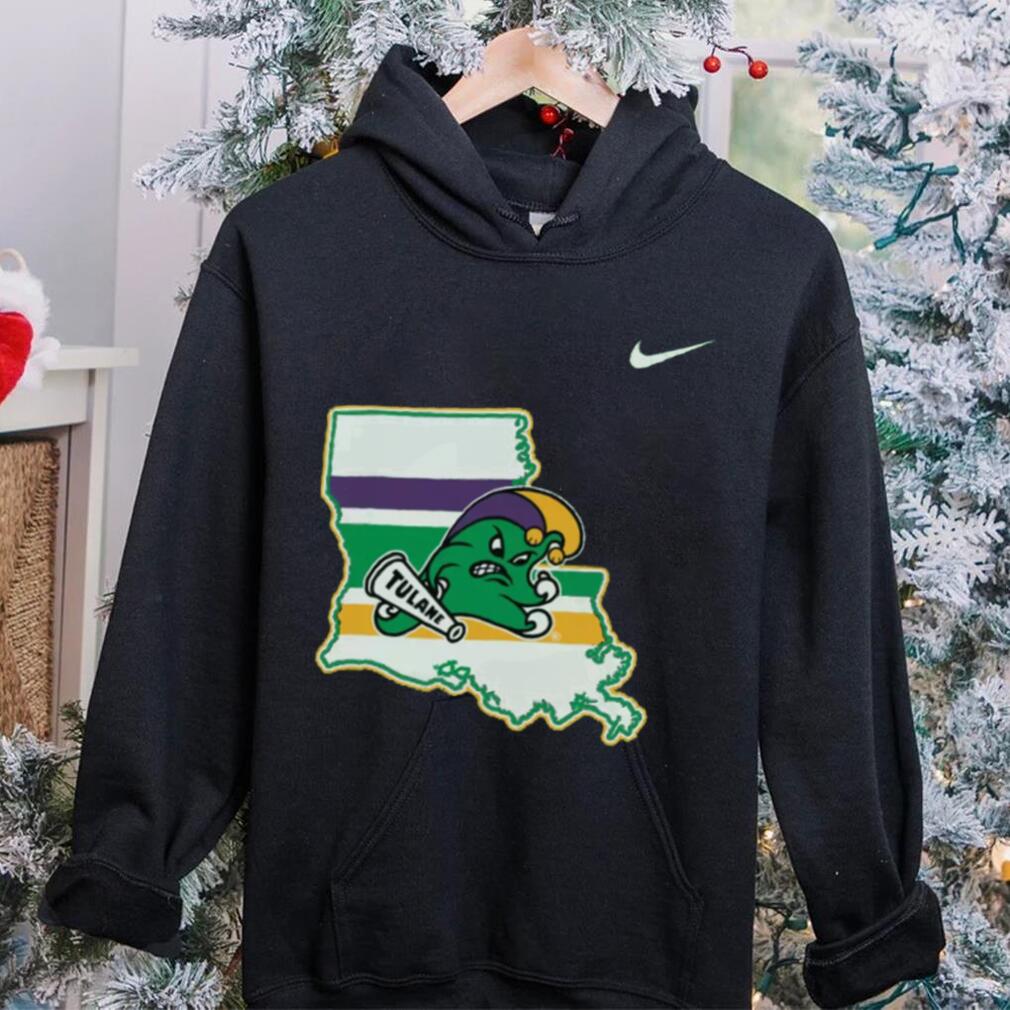 Nike Tulane Green Wave Green Mardi Gras T Shirt Nike Tulane Green Wave Green Mardi Gras T Shirt