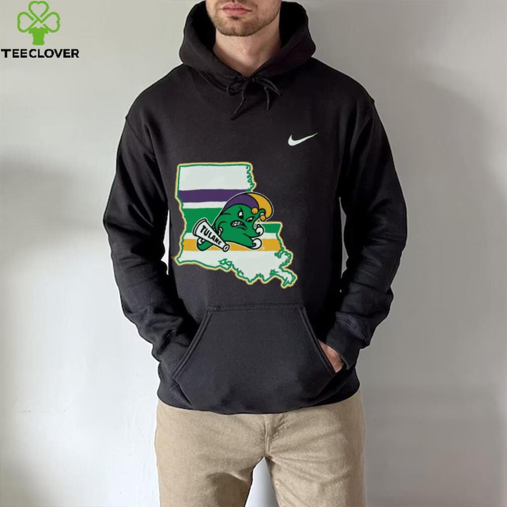 Nike Tulane Green Wave Green Mardi Gras T Shirt Nike Tulane Green Wave Green Mardi Gras T Shirt