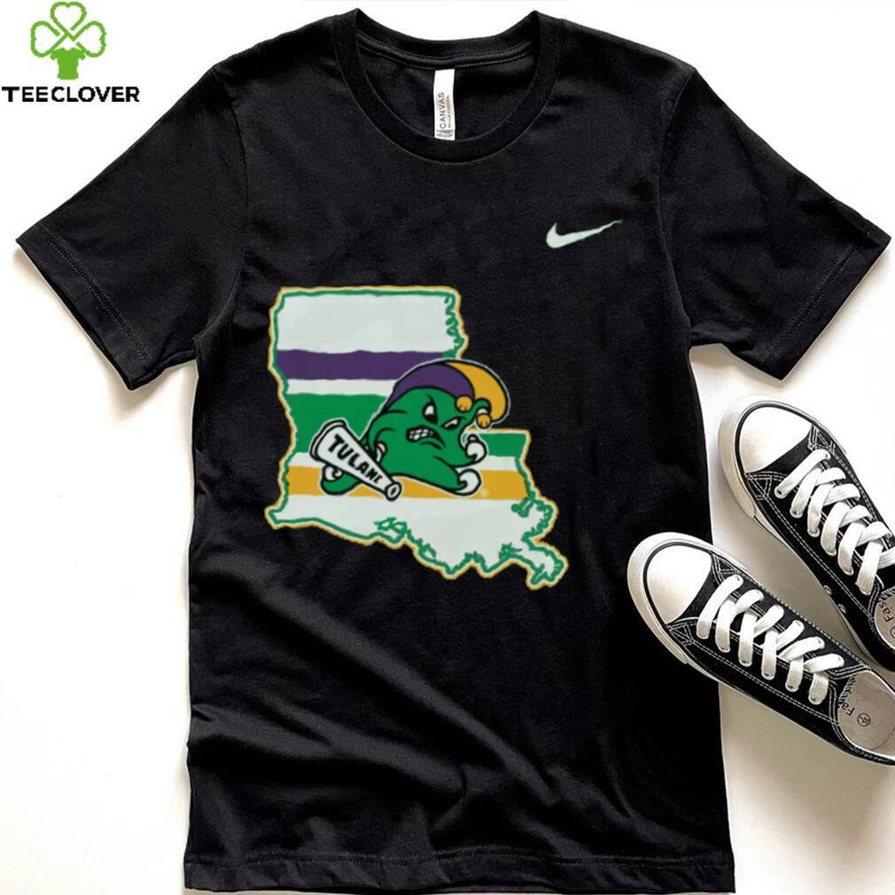Nike Tulane Green Wave Green Mardi Gras T Shirt Nike Tulane Green Wave Green Mardi Gras T Shirt