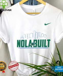 Nike Tulane Green Wave White Core Cotton T Shirt