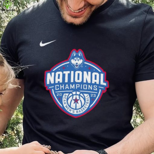 Nike UConn Huskies 2023 NCAA Men’s Basketball National Champions local logo shirt