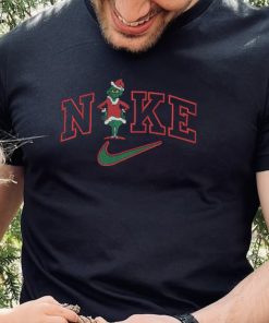 Nike Unisex Grinch Embroidery Christmas Nike T Shirt