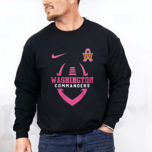 Nike Washington Commanders Breast Cancer Pink Out Shirt