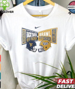 Nike West Virginia Mountaineers Vs. Pitt Panthers 2024 Backyard Brawl Matchup Shirt 2 Nike West Virginia Mountaineers Vs. Pitt Panthers 2024 Backyard Brawl Matchup Shirt