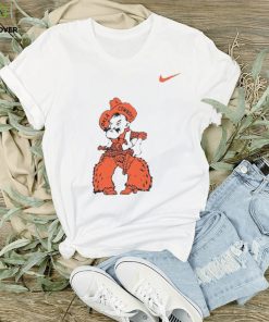 Nike White Oklahoma State Cowboys Fuzzy Chaps T Shirt 1 Nike White Oklahoma State Cowboys Fuzzy Chaps T Shirt