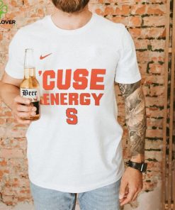 Nike White Syracuse Orange 2024 On Court Bench Long Sleeve T Shirt