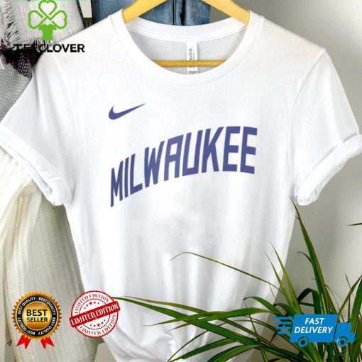 Nike Youth 2023 24 City Edition Milwaukee Bucks Opal Courtside Shirt