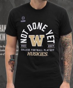 Nike Youth 2023 24 College Football Playoff Sugar Bowl Bound Washington Huskies Not Done Yet T Shirt