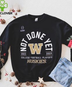 Nike Youth 2023 24 College Football Playoff Sugar Bowl Bound Washington Huskies Not Done Yet T Shirt