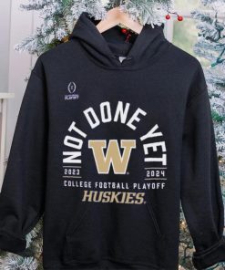 Nike Youth 2023 24 College Football Playoff Sugar Bowl Bound Washington Huskies Not Done Yet T Shirt