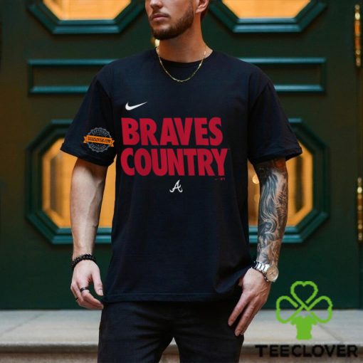 Nike Youth Atlanta Braves Navy Team Engineered T Shirt