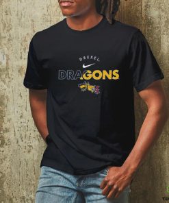 Nike Youth Drexel Dragons Blue Core Cotton Logo T Shirt