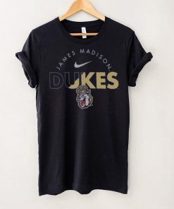 Nike Youth James Madison Dukes Purple Core Cotton Logo T Shirt