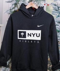 Nike Youth NYU Violets NYU Core Cotton Wordmark T Shirt