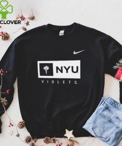 Nike Youth NYU Violets NYU Core Cotton Wordmark T Shirt