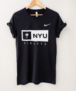 Nike Youth NYU Violets NYU Core Cotton Wordmark T Shirt