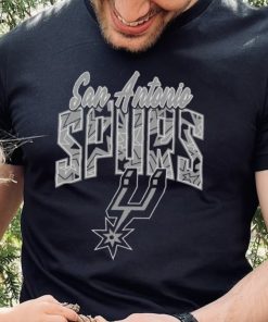 Nike Youth San Antonio Spurs Black Tri Ball T Shirt
