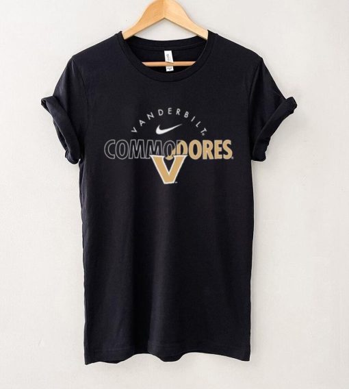 Nike Youth Vanderbilt Commodores Black Core Cotton Logo T Shirt